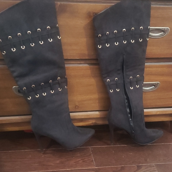 Shoe dazzle tall boots heels - Picture 2 of 4